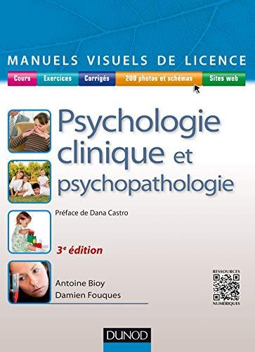 Couverture : Psychologie clinique et psychopathologie par Antoine Bioy, Damien Fouques