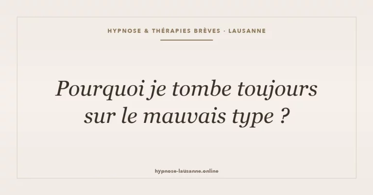 Attirance mauvais type