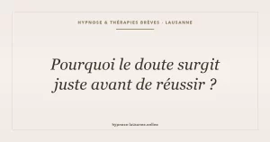 La peur de réussir