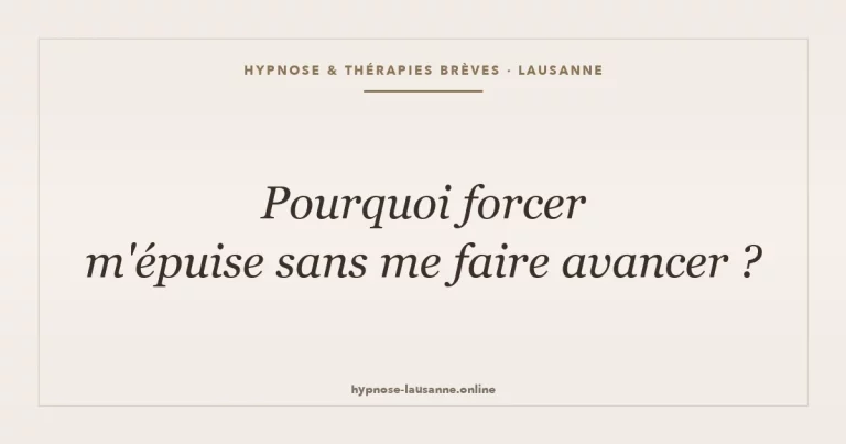 L'effort juste
