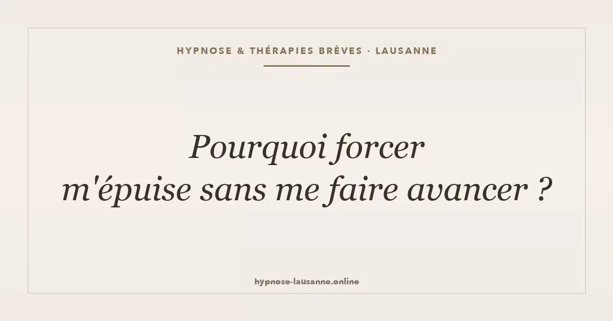 L'effort juste