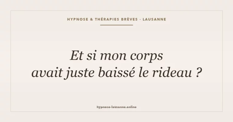 Corps éteint