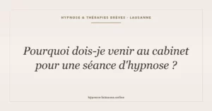 Pourquoi je ne propose pas de séances en ligne