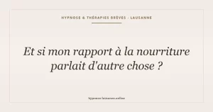 Hypnose et troubles alimentaires