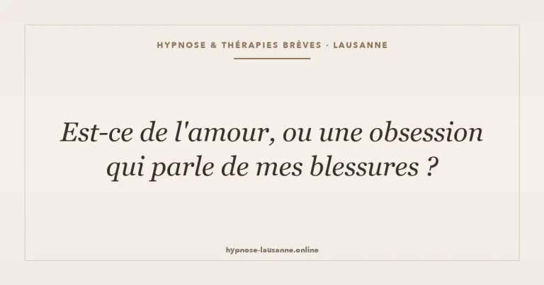 Limérence ou amour