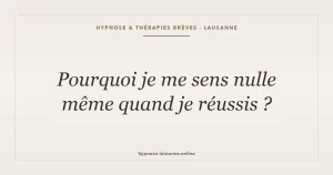 Perfectionnisme et critique intérieur