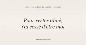 Pourquoi je m'oublie toujours pour les autres ?