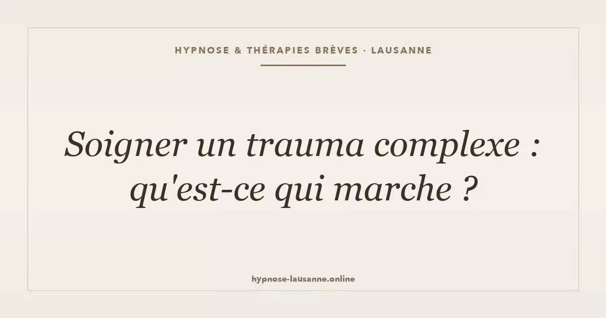 Trauma complexe