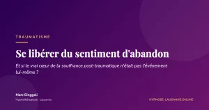 Personne se reconstruisant après un traumatisme d'abandon