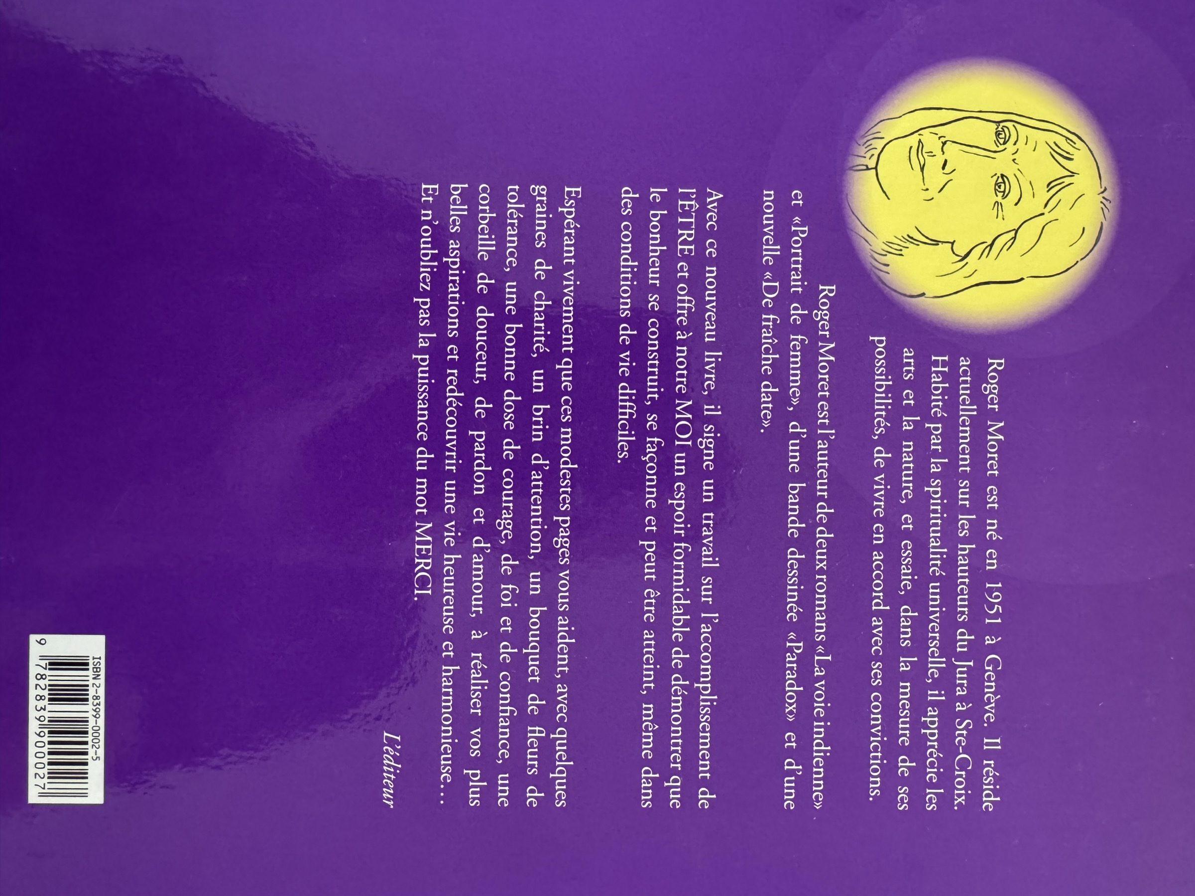 Couverture : Merci par Roger Moret